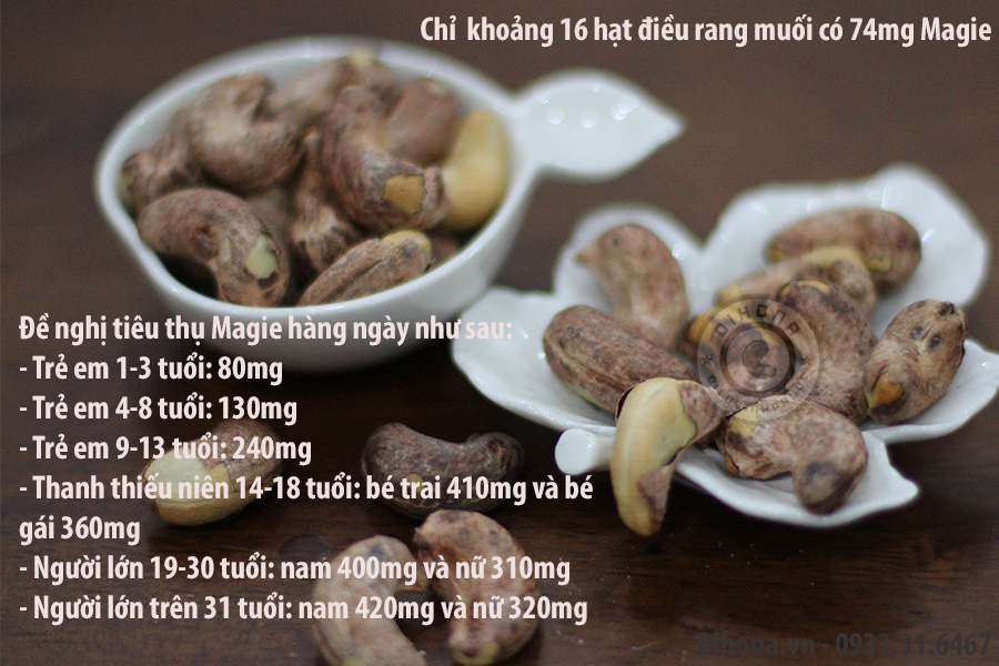 hạt điều rang muối dihona