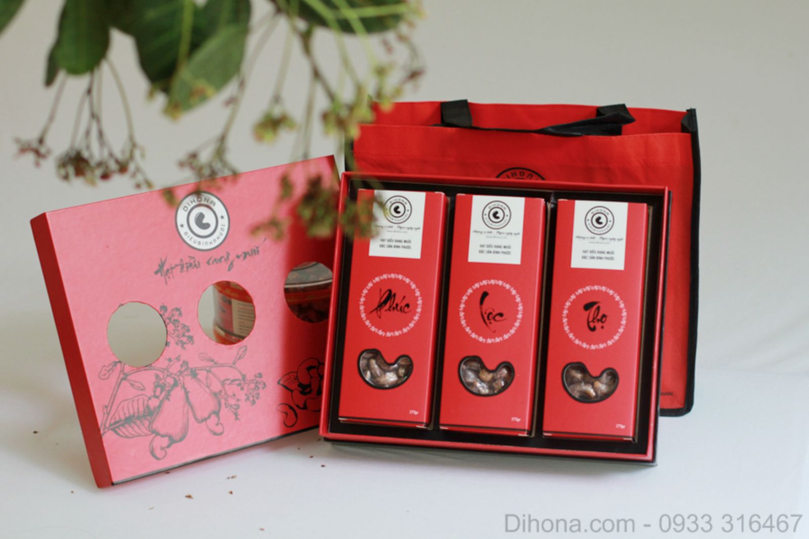 hạt điều rang muối Phúc Lộc Thọ Dihona