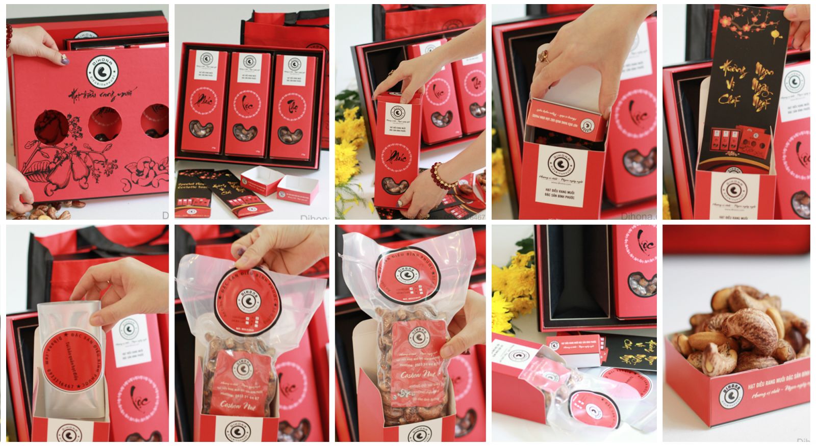 hạt điều rang muối Bình Phước Phúc Lộc Thọ